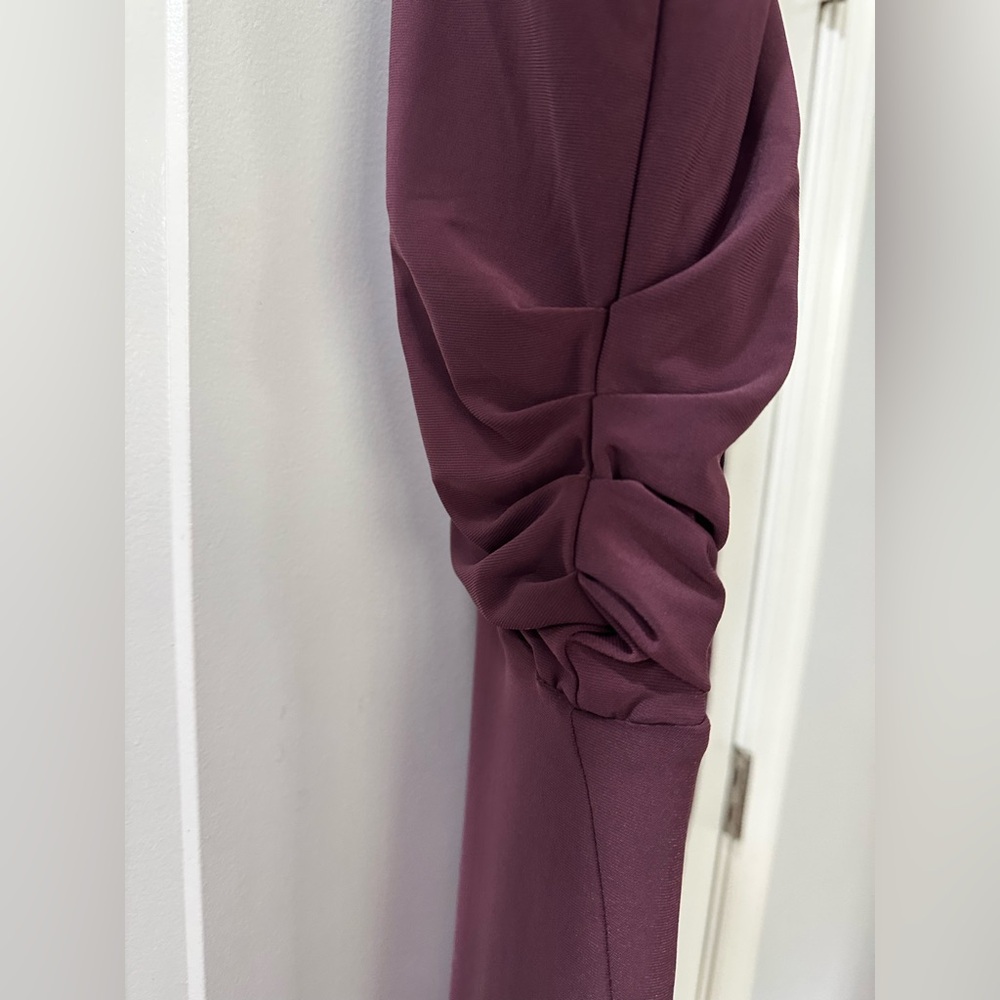 Express Elegant Purple Draped Dress - Size Medium - Picture 8 of 10